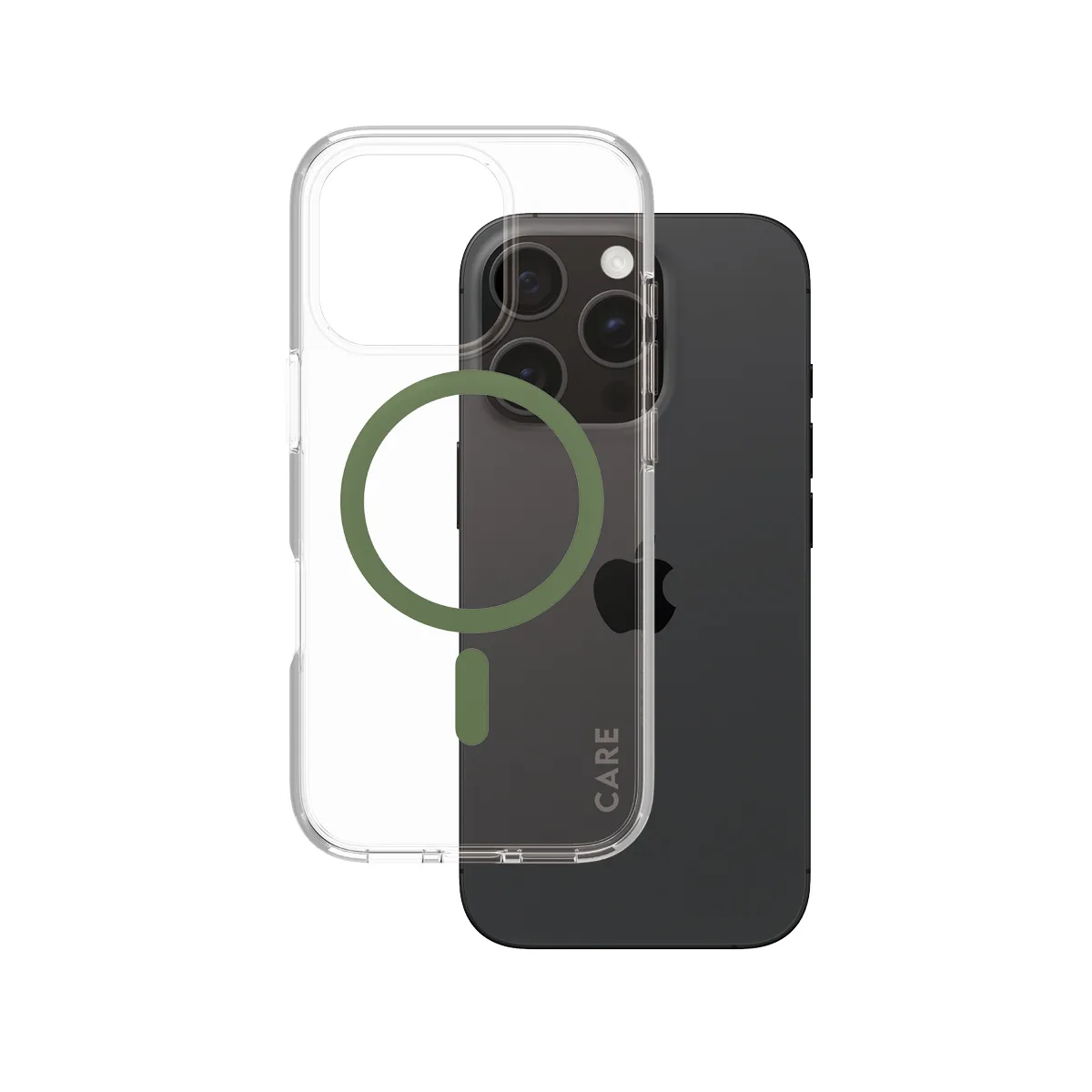 PanzerGlass CARE Urban Combat MagSafe Case for iPhone 16 Pro, Clear
