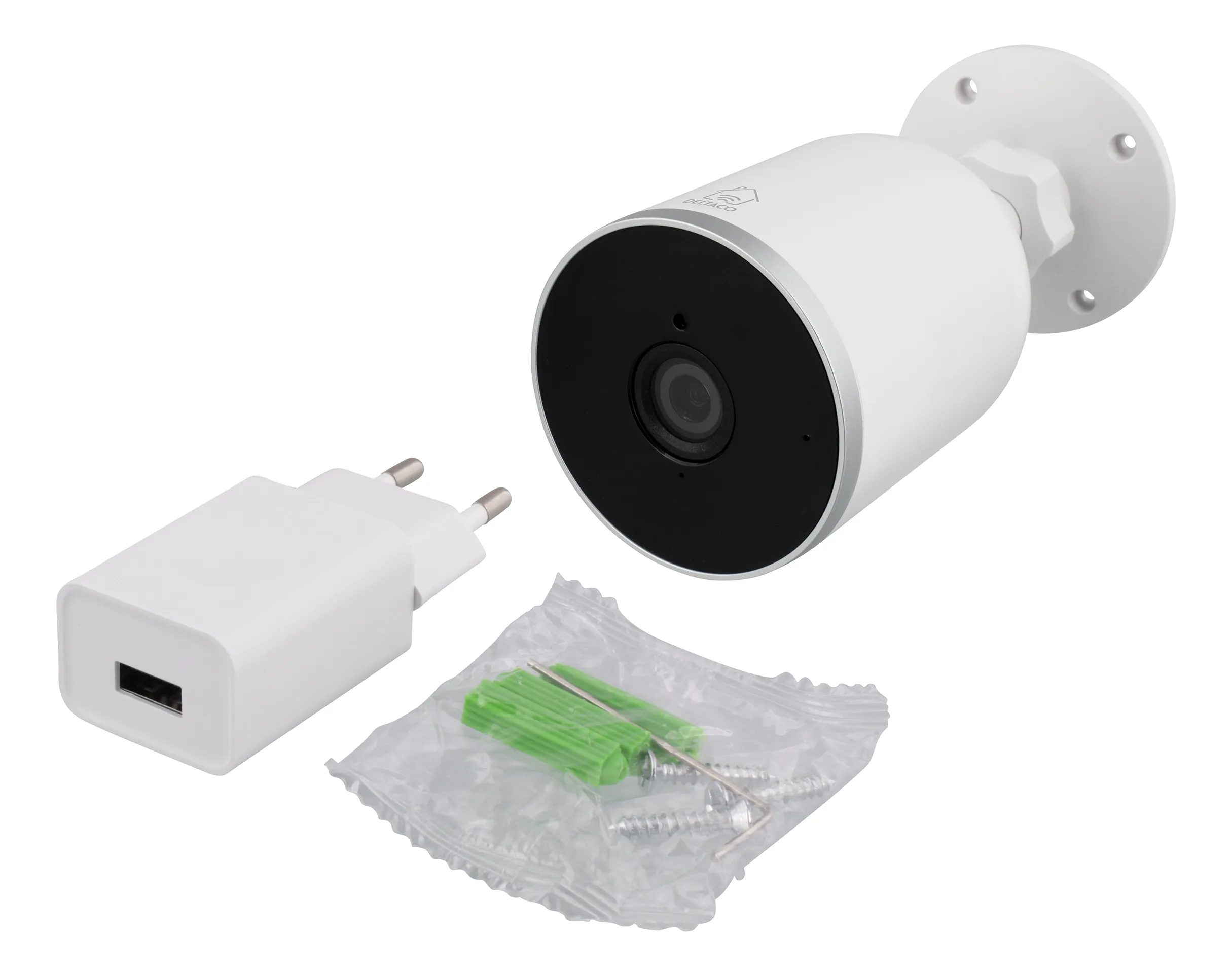 Deltaco Smart Home SH-IPC04- smart camera for outdoor, IP65, 1080p, IR 10m