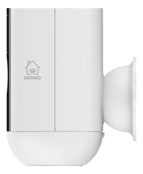 Deltaco Smart Home Battery powered WiFi camera for outdoor use IP54, 2MP, white