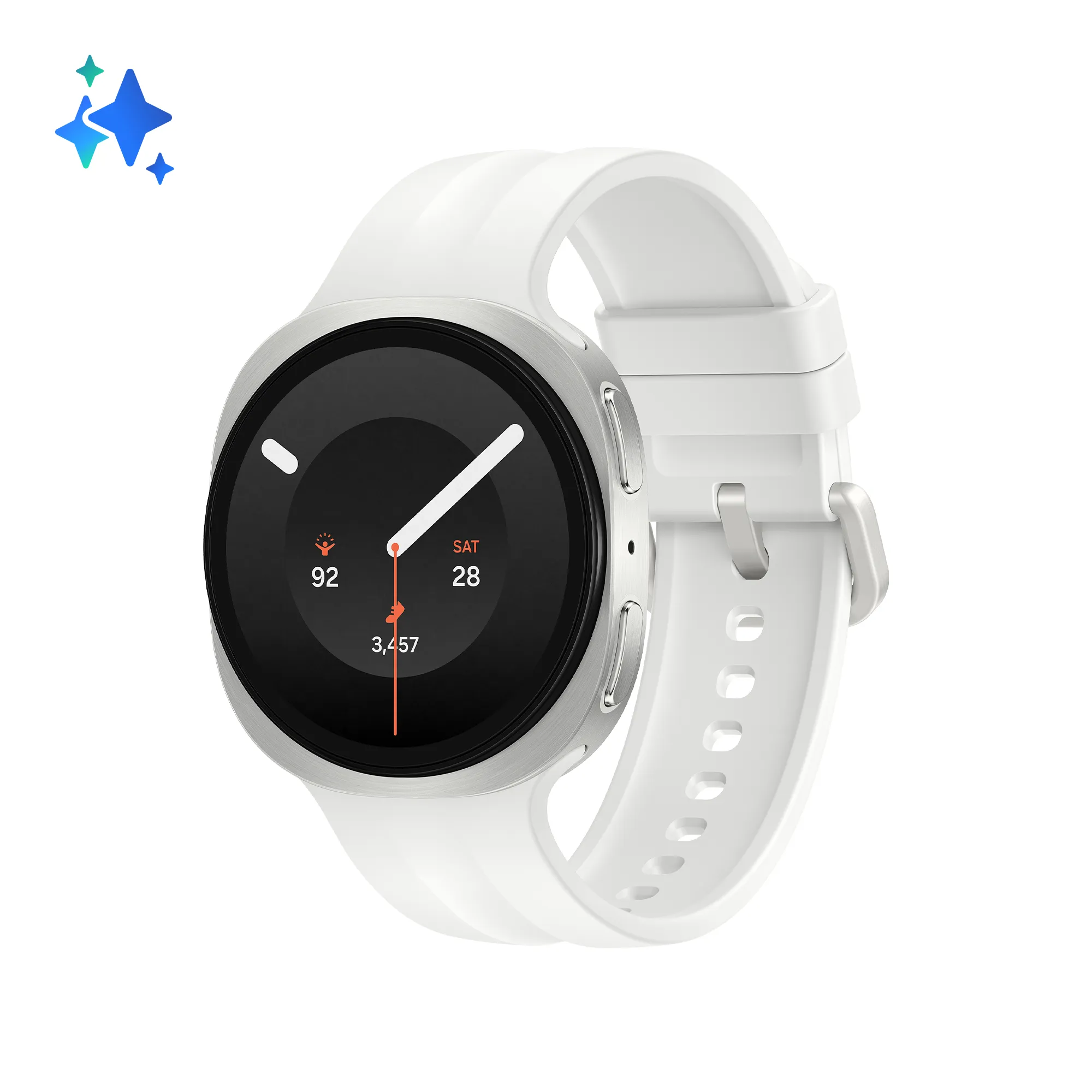 Samsung Galaxy Watch9 40mm -&auml;lykello, kermanvaalea