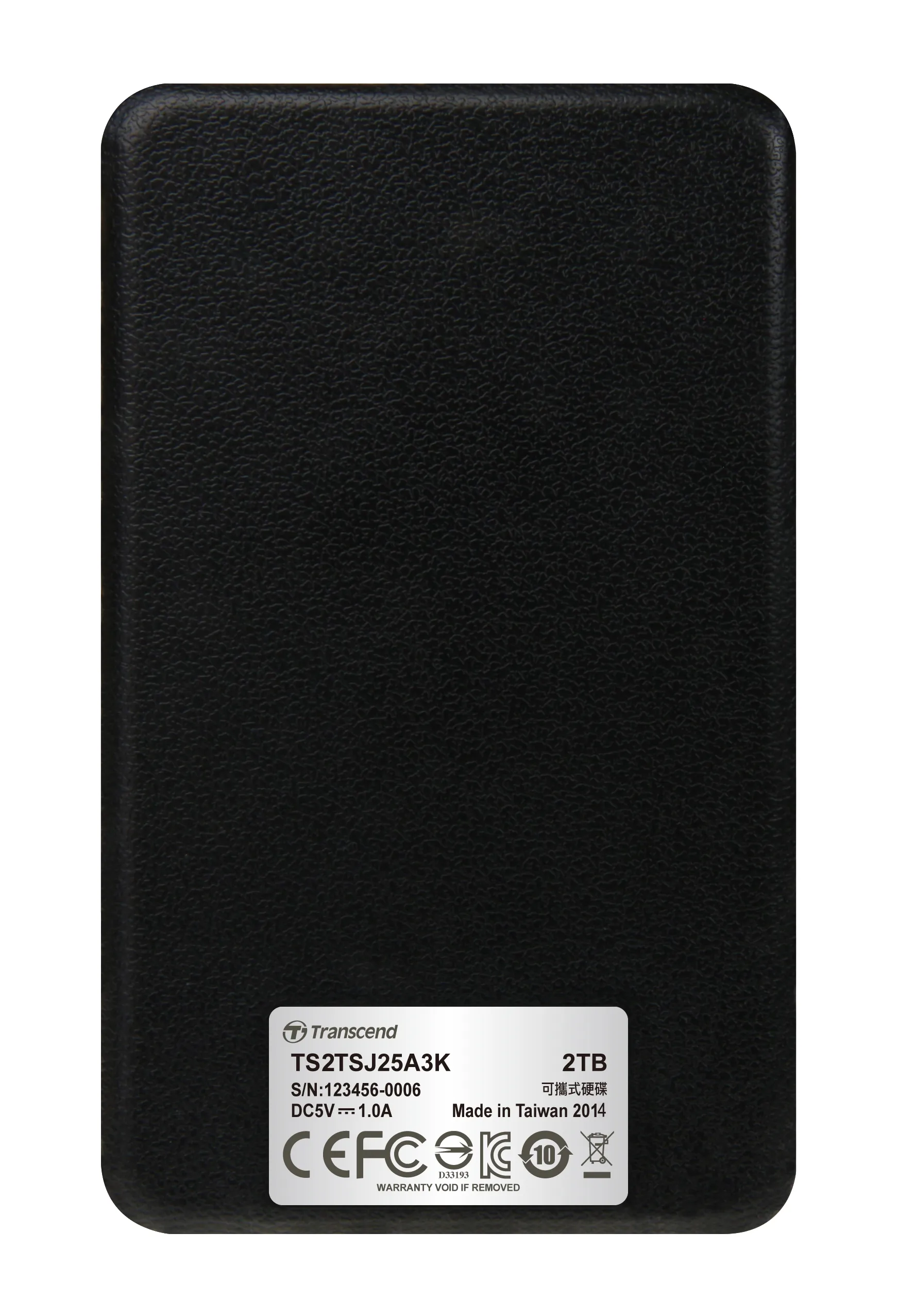Transcend StoreJet 25A3 2TB - External HDD, Black