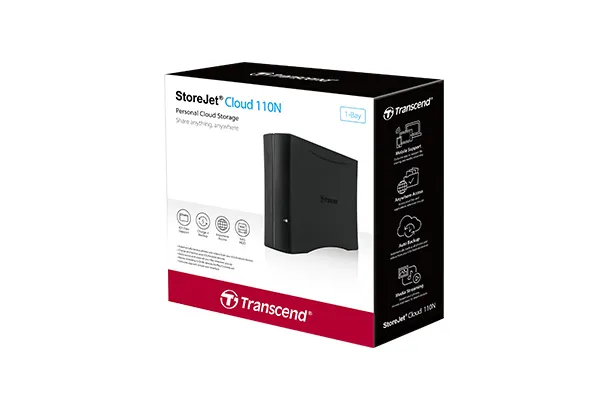 TRANSCEND STOREJET CLOUD 110N (4TB) TRANSCEND STOREJET CLOUD 110N (4TB)