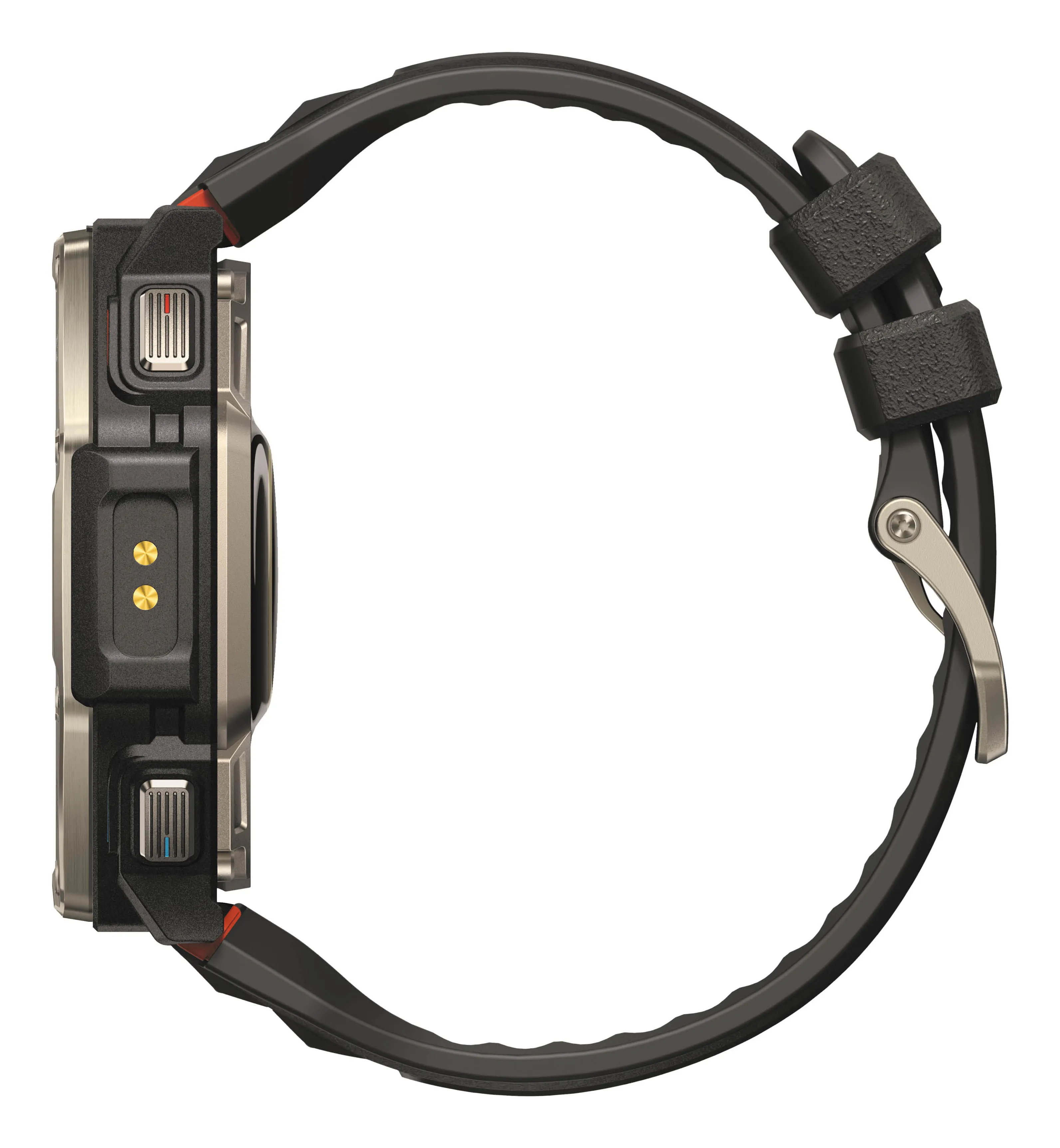 Amazfit T-Rex Dual Solar 51mm Smartwatch, Black