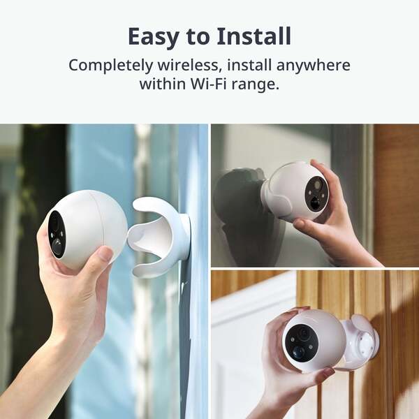 SwitchBot Outdoor Spotlight Cam 2K - security camera, white