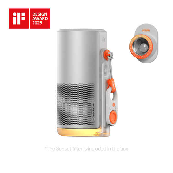 XGIMI MoGo 4 WK08K-1 Google TV DLP Full HD 450 ANSI lm Portable LED Projector, Silver