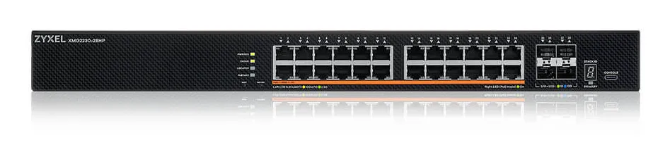 Zyxel XMG2230-28HP - Administrerad switch, Svart