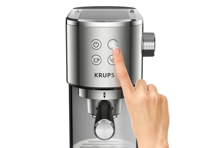 Krups XP442C -espressomachine, black/silver