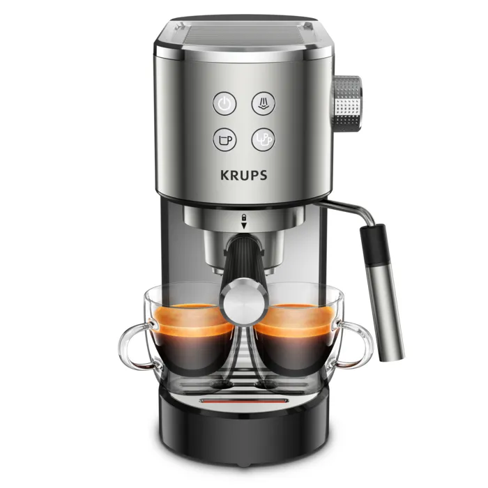Krups XP442C -espressomachine, black/silver