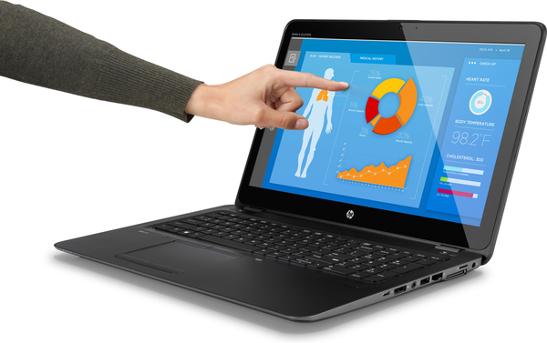 HP 15.6" ZBook 15u G4, 512GB, AMD FirePro W4190M 2GB, Win 10 Pro - b&auml;rbar dator, svart