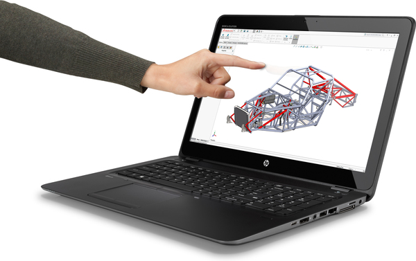 HP 15.6" ZBook 15u G4, 512GB, AMD FirePro W4190M 2GB, Win 10 Pro - b&auml;rbar dator, svart