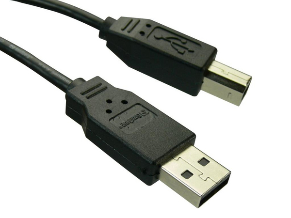 USB 2.0 A-B male 3 m BLACK