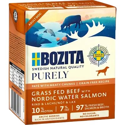 Bozita Purely Pat&eacute; Adult Lamb, Wet food for dogs, Grain Free, 370g