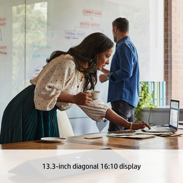 HP EliteBook x360 830 G9 13.3" i7-1255U, 16 Gt, 512 Gt SSD, Win 11 Pro -kannettava, Hopea