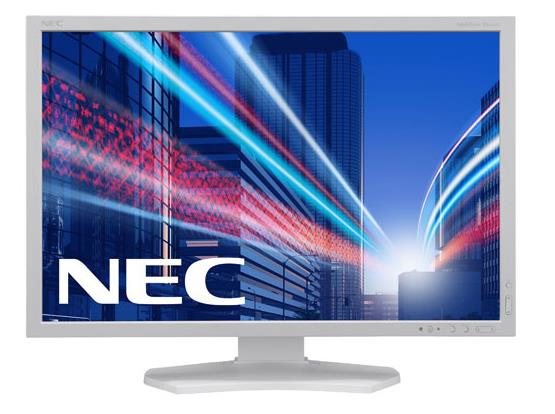 NEC 24.1" MultiSync PA242W, WUXGA, AH-IPS - monitor, White