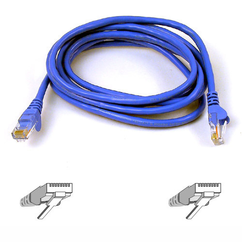 Belkin Cat6 U/UTP -verkkokaapeli, 2 m, Snagless, Sininen