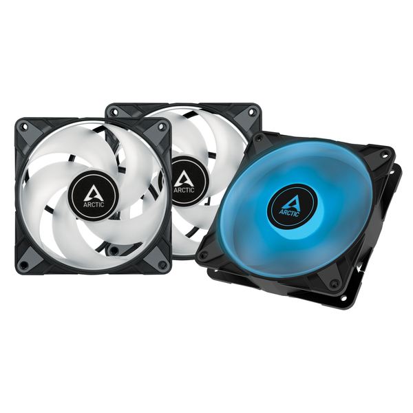 Arctic P12 PWM PST RGB 0dB (Black) 3-pack