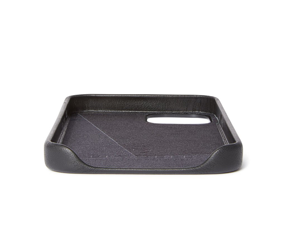 Decoded - Leather Backcover for iPhone 12 Pro Max Black