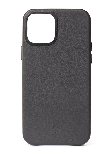 Decoded - Leather Backcover for iPhone 12 Pro Max Black