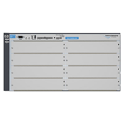HPE ProCurve Switch 4208vl-72GS 68 ports of 10/100/1000-T and 4 ports of SFP in a 5U chassis with five open module slots