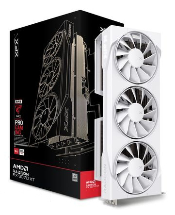 XFX Radeon RX 9070 XT SWIFT WHITE 16 GB - grafikkort