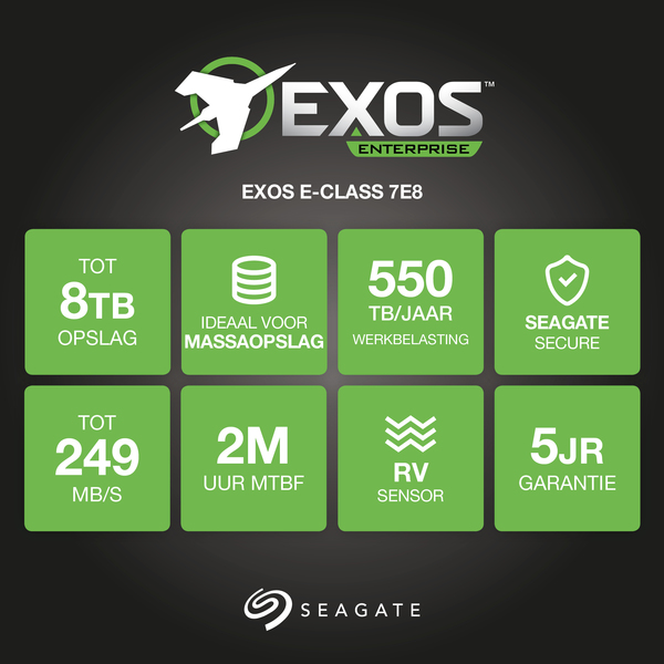 Seagate 6TB Enterprise, 3.5", SATA, 7200rpm, 256MB - HDD