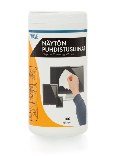 Wave Cleaning Wipes, N&auml;yt&ouml;n puhdistusliinat