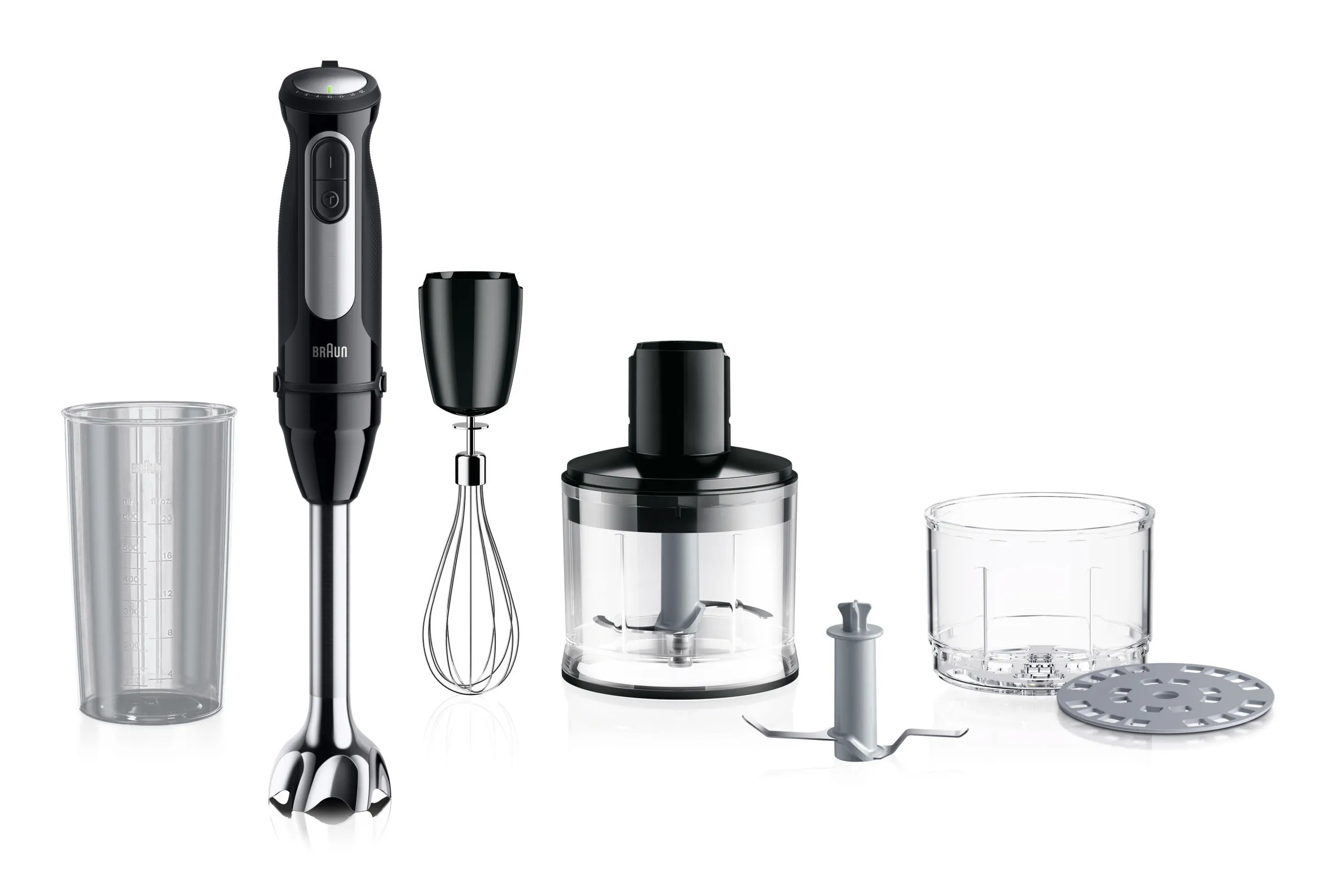 Braun MultiQuick 5 MQ55.254MBK - immersion blender, 0.5l, Black, Stainless steel
