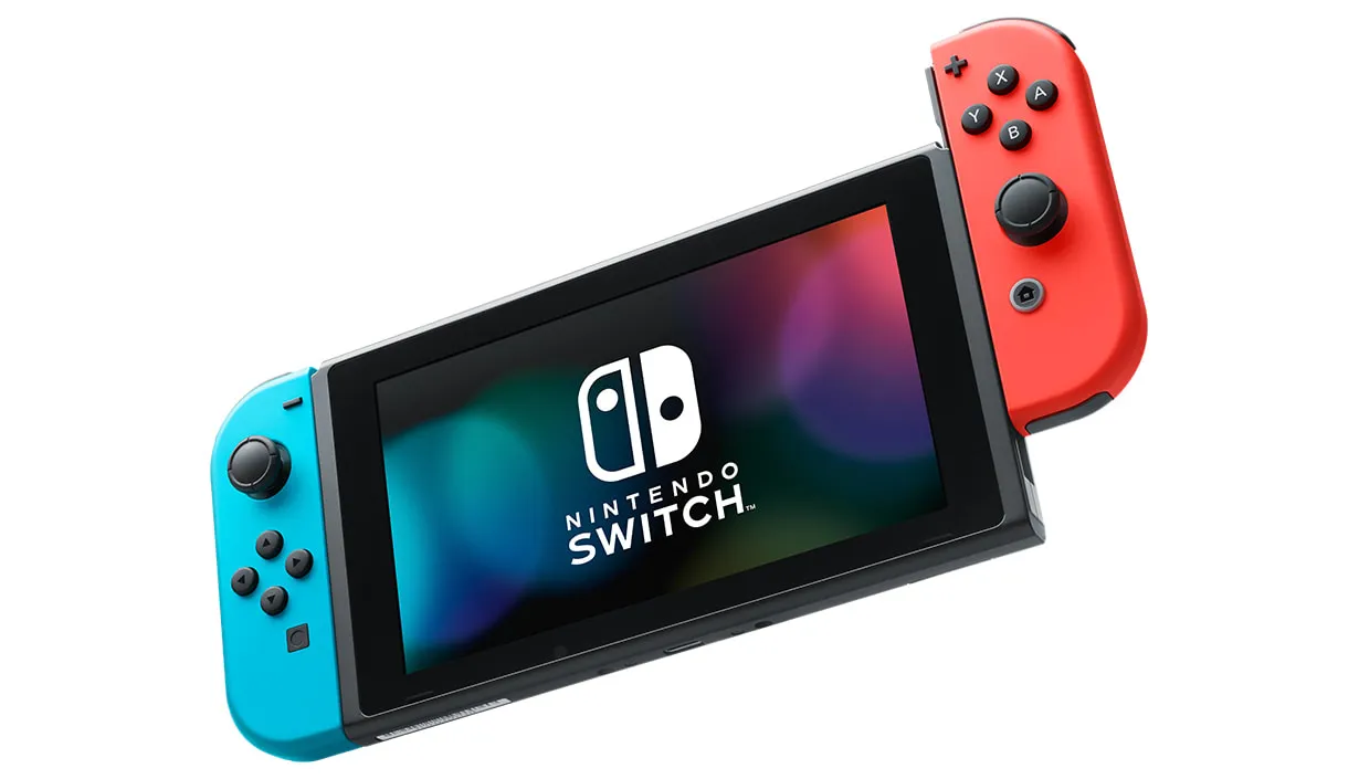 Nintendo Switch Joy-Con - spelkonsol, neonr&ouml;d och neonbl&aring;