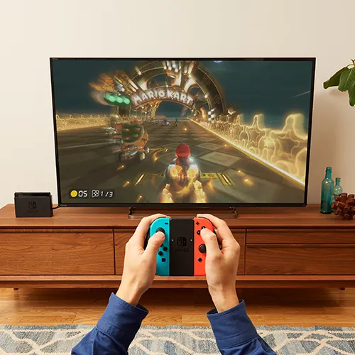 Nintendo Switch Joy-Con - spelkonsol, neonr&ouml;d och neonbl&aring;