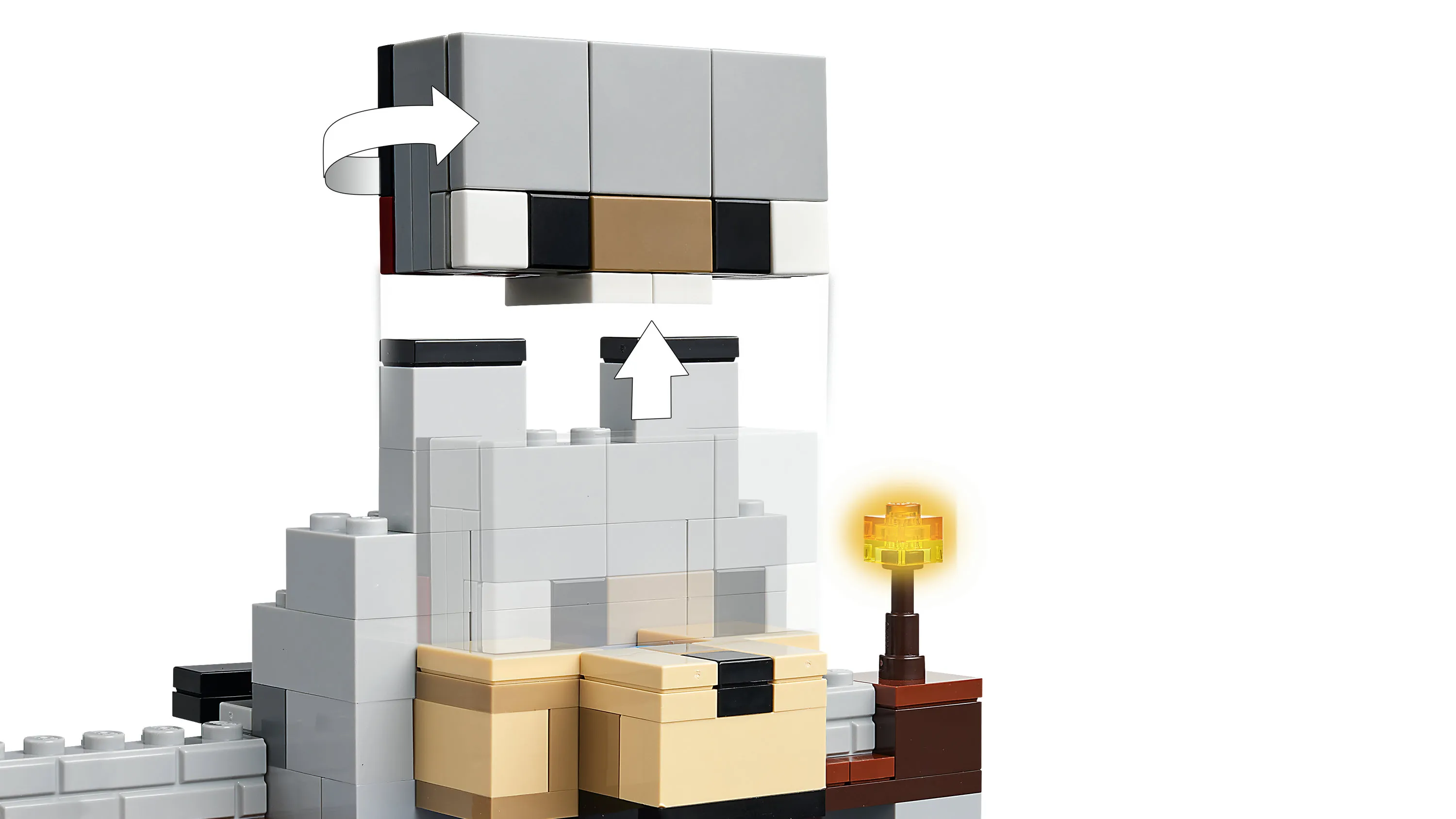 LEGO Minecraft Fortress Build 21261