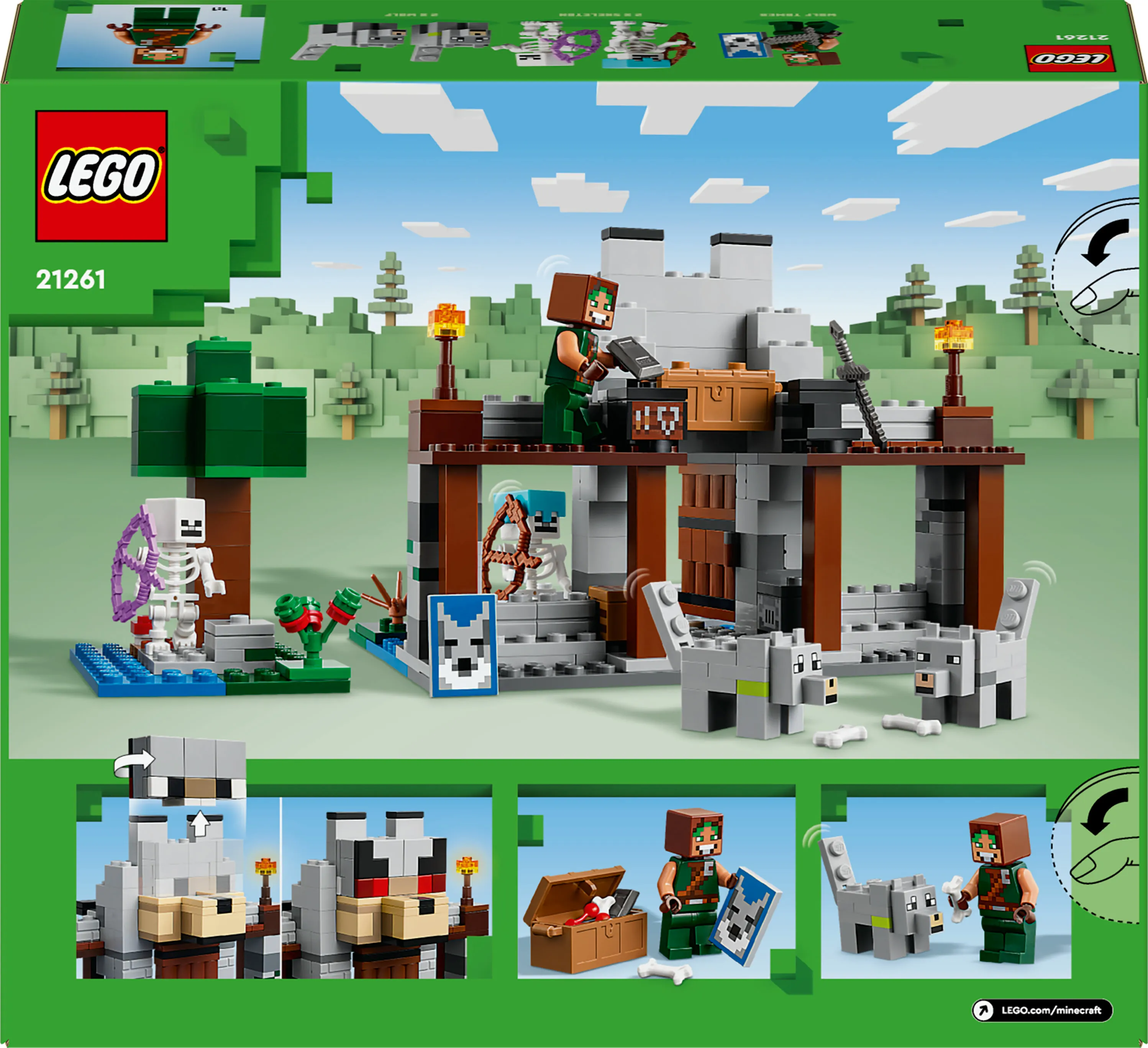 LEGO Minecraft Fortress Build 21261