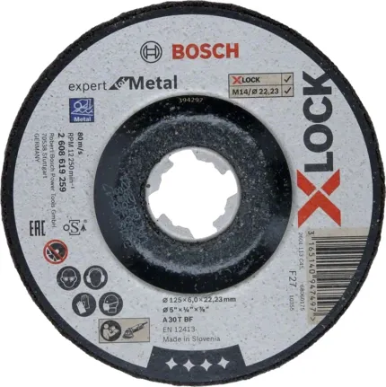 Bosch X-LOCK 125X6mm - metal grinding disc