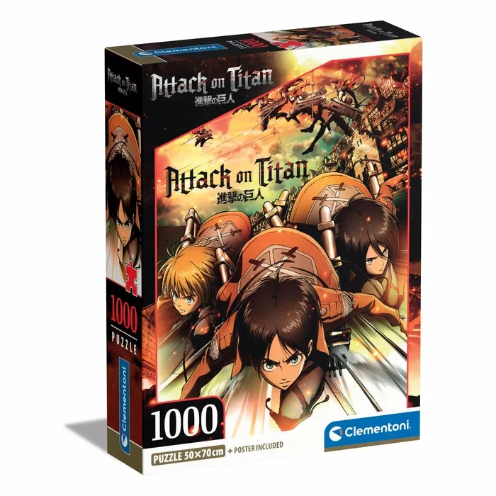 Clementoni High Quality Collection Attack on Titans -palapeli, 1000 palaa