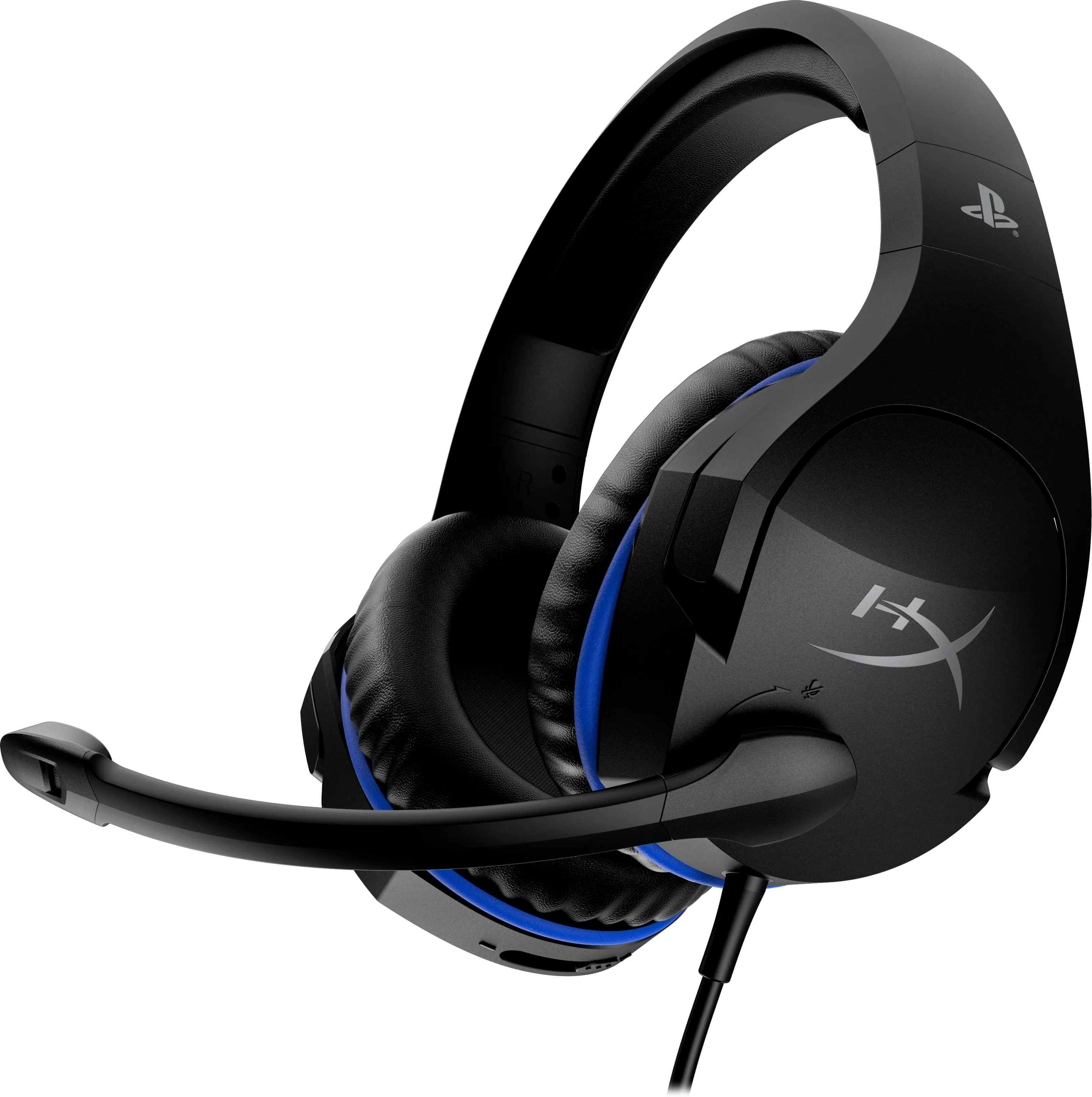HyperX Cloud Stinger, PS5 - spelhörlurar, svart/blå