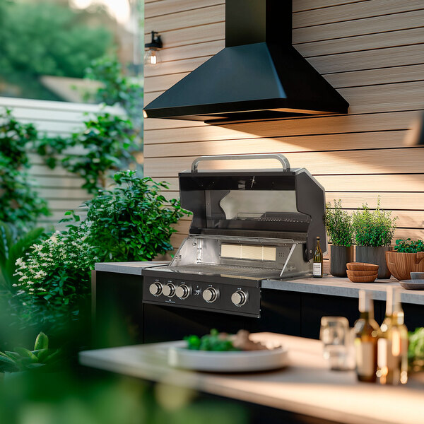 Mustang Black Pearl 4 built-in -kaasugrilli