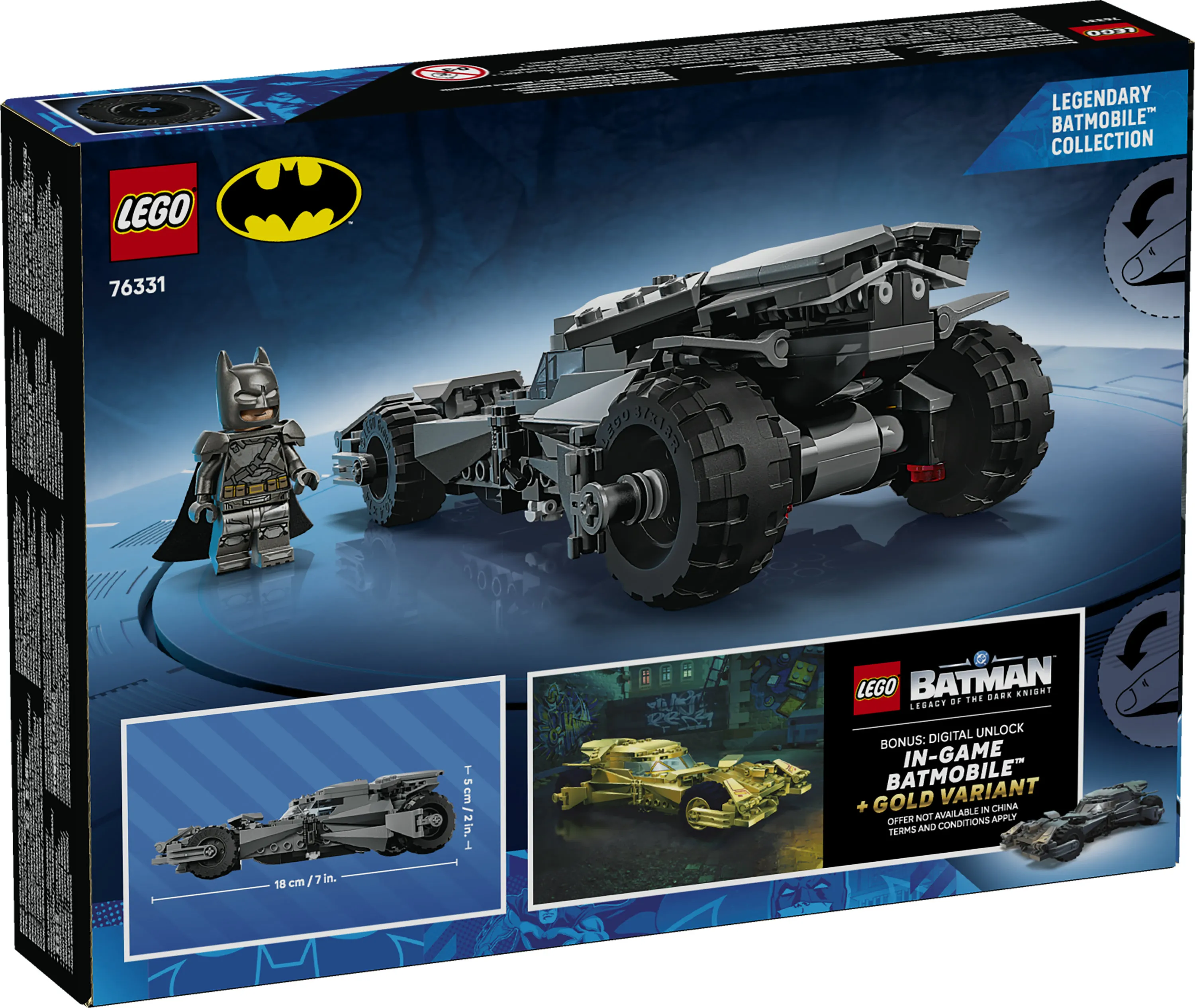 LEGO DC Batman v Superman Batmobile 76331