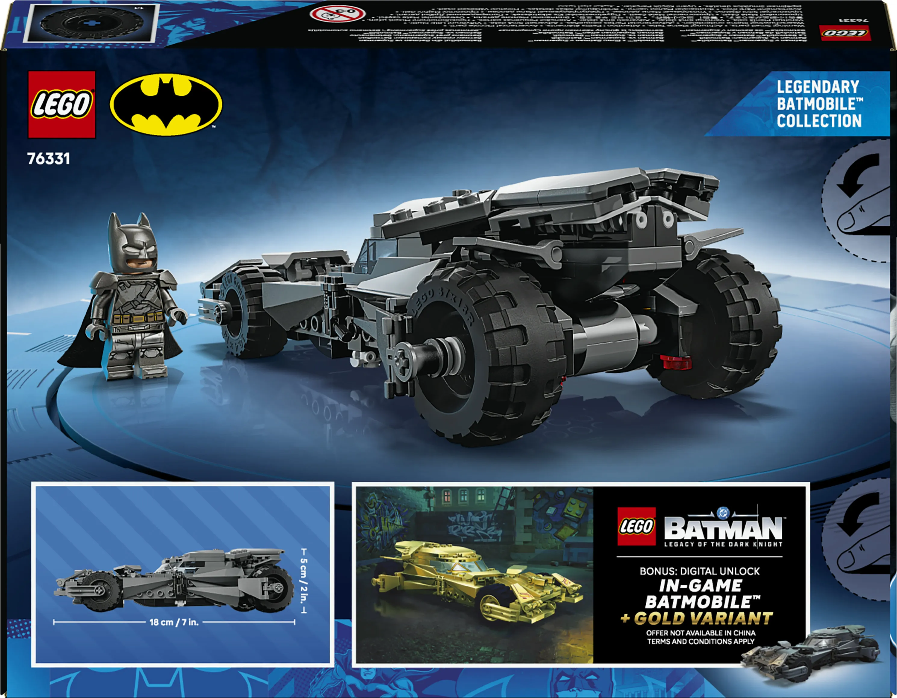 LEGO DC Batman v Superman Batmobile 76331
