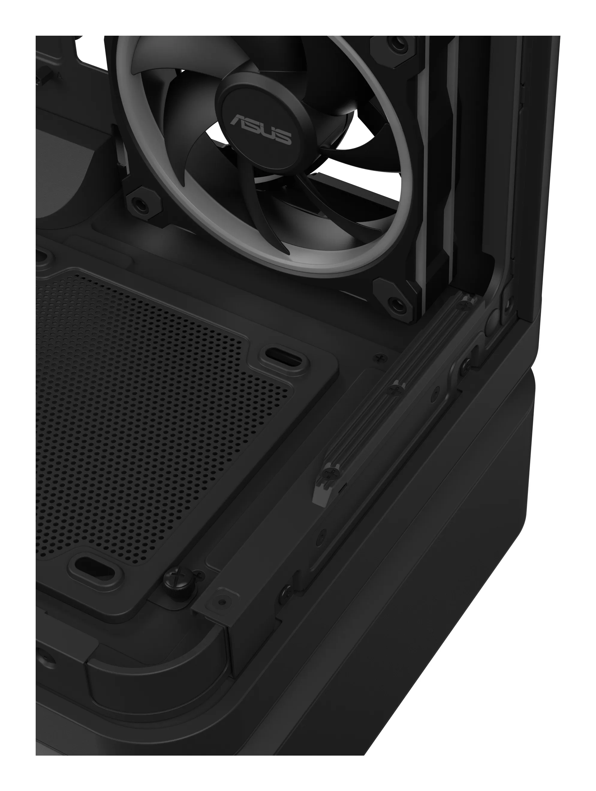 ASUS Prime AP304 Midi-Tower Case with window, with RGB lighting, Black