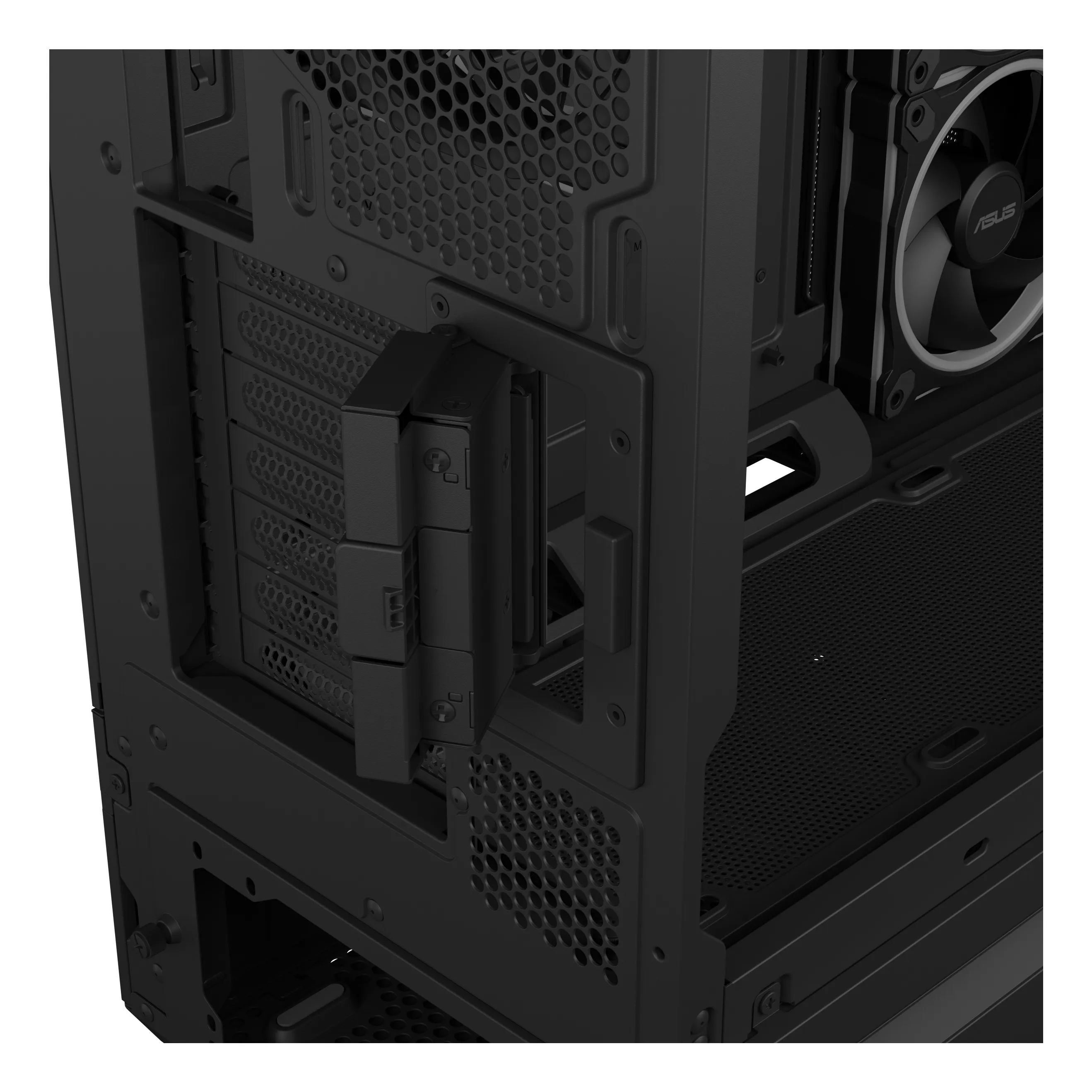 ASUS Prime AP304 Midi-Tower Case with window, with RGB lighting, Black