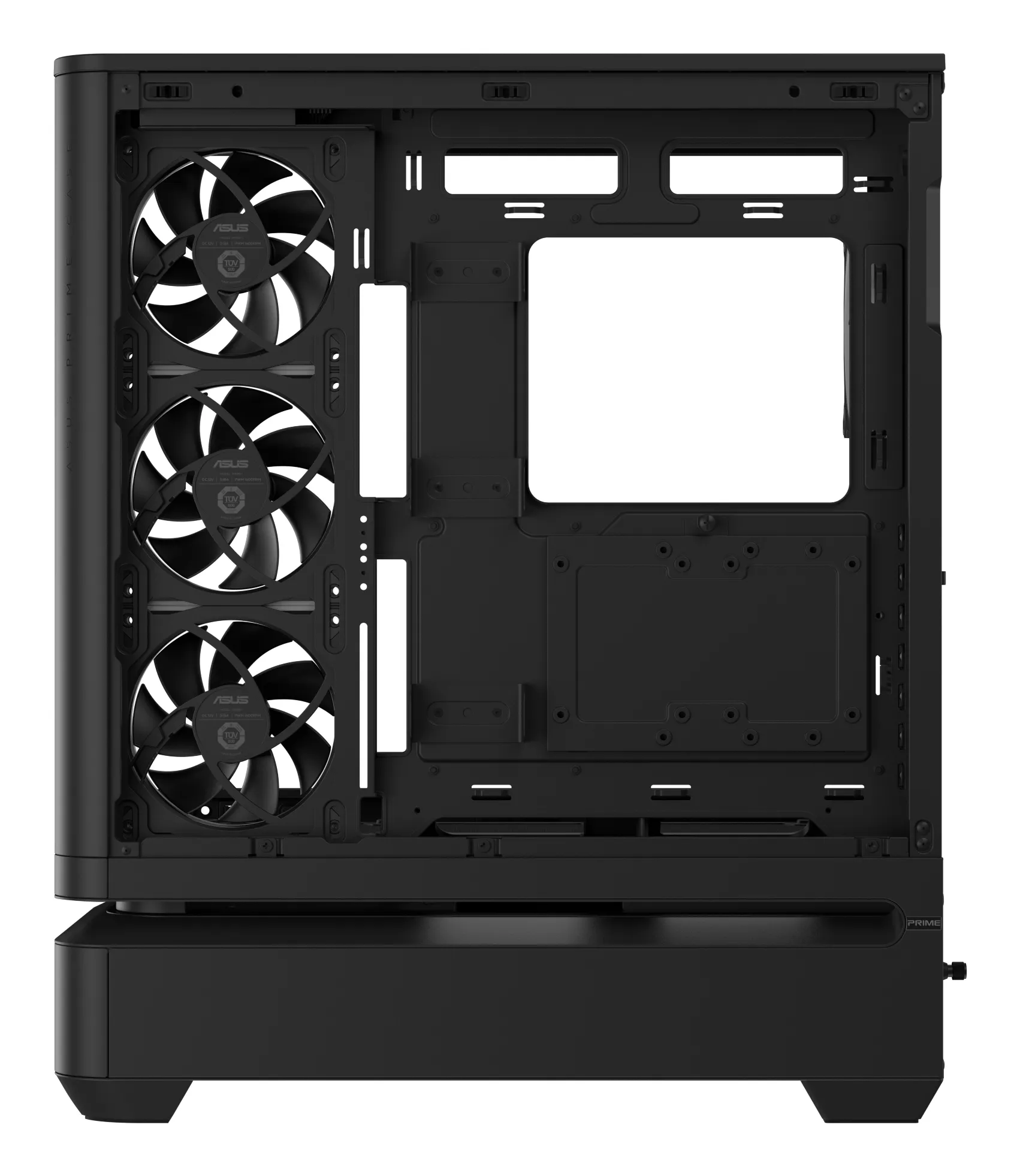 ASUS Prime AP304 Midi-Tower Case with window, with RGB lighting, Black
