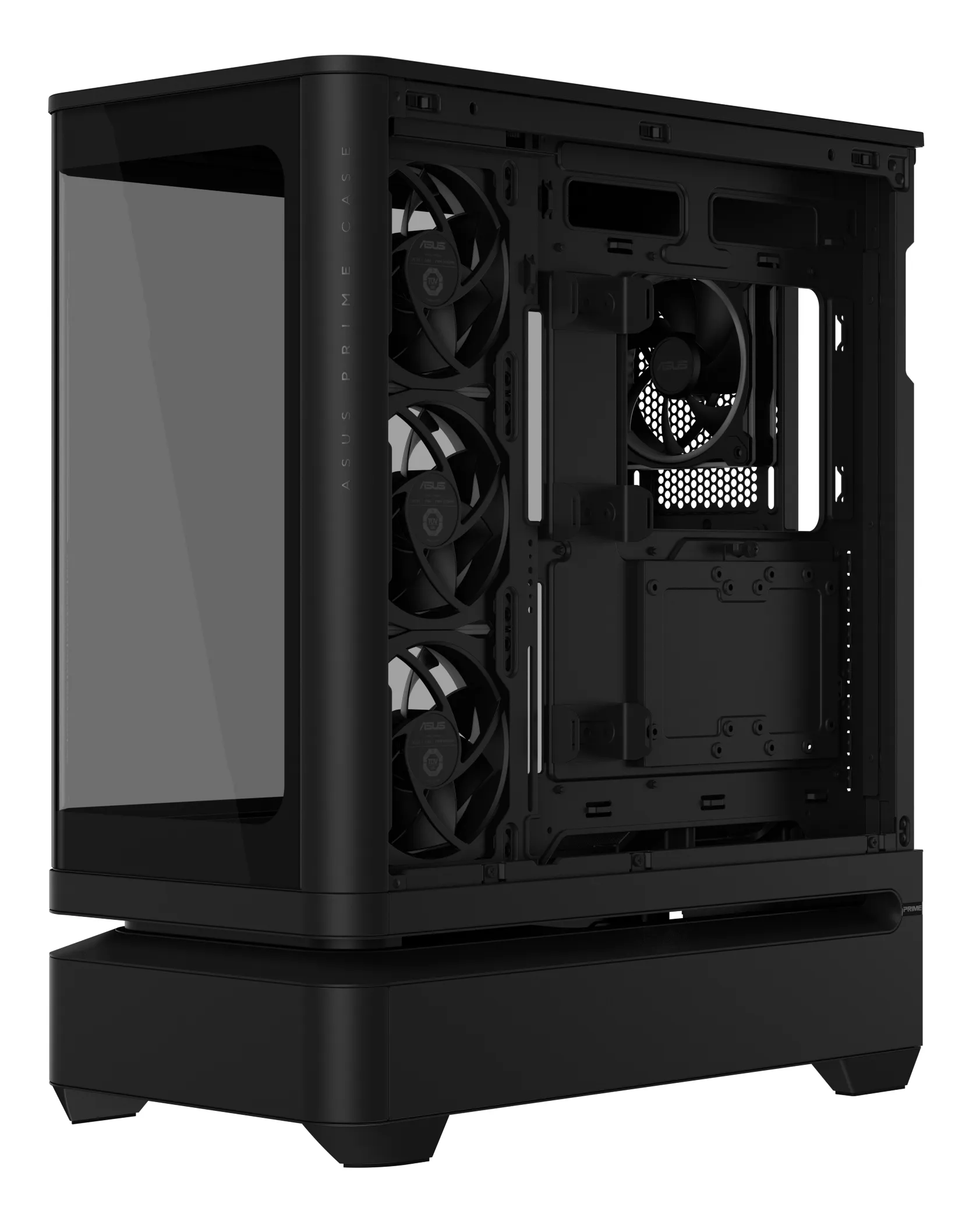ASUS Prime AP304 Midi-Tower Case with window, with RGB lighting, Black