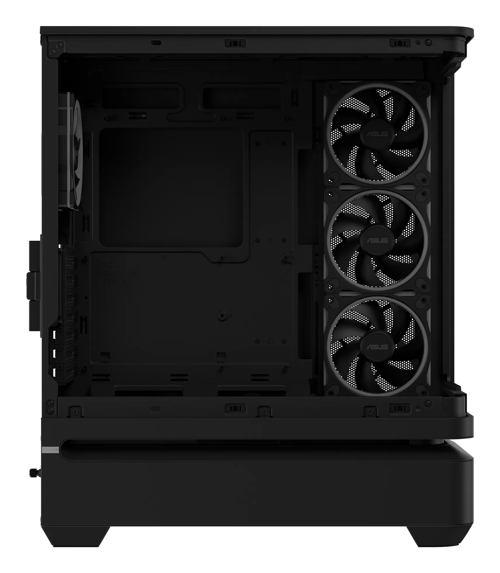 ASUS Prime AP304 Midi-Tower Case with window, with RGB lighting, Black
