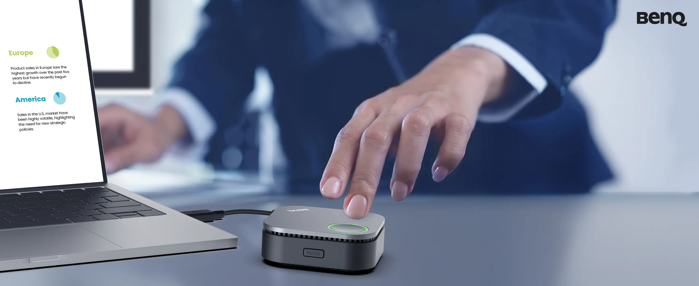 BenQ InstaShow WDC15 - 4K langaton Esitysj&auml;rjestelm&auml;