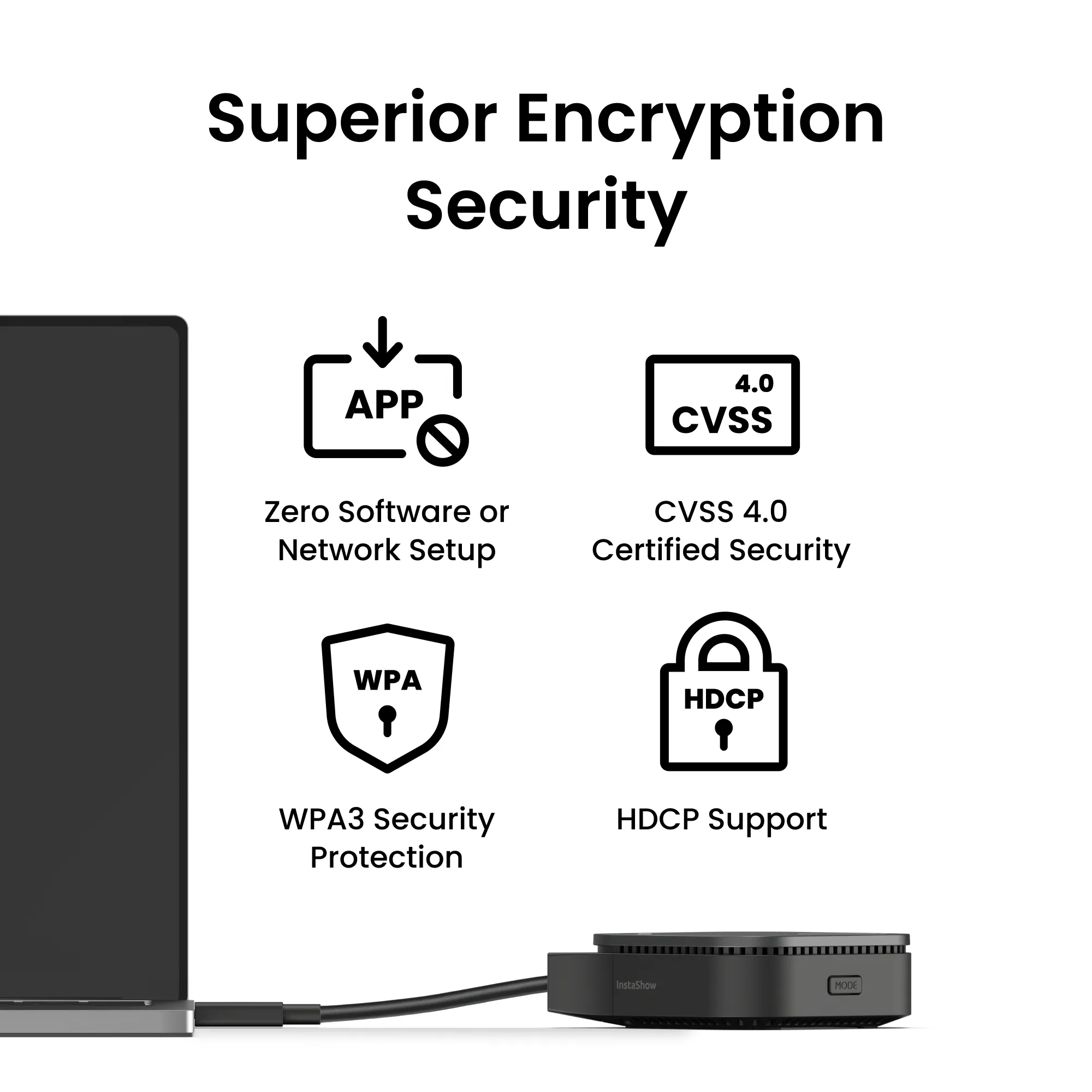 BenQ InstaShow WDC15 - 4K langaton Esitysj&auml;rjestelm&auml;