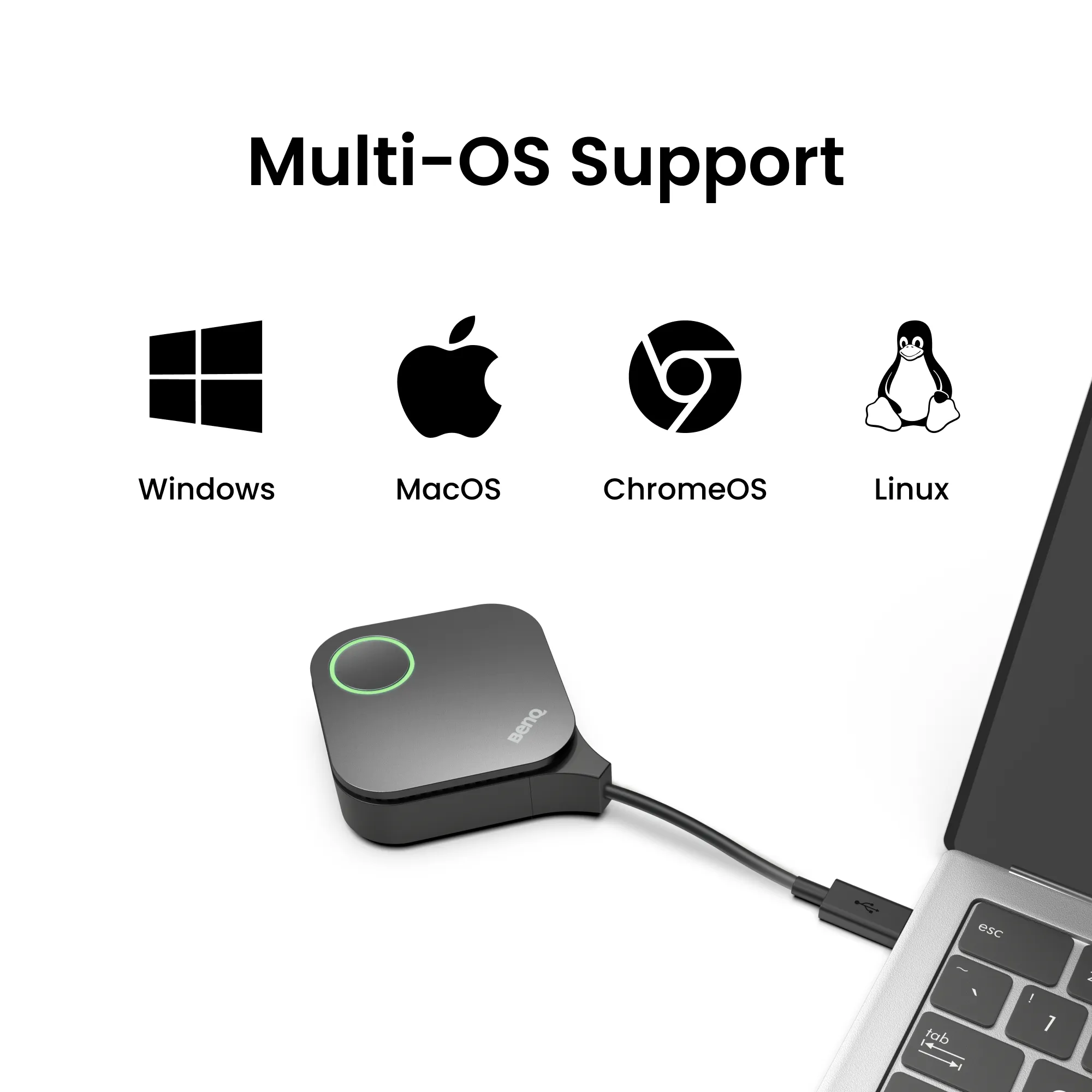 BenQ InstaShow WDC15 - 4K langaton Esitysj&auml;rjestelm&auml;