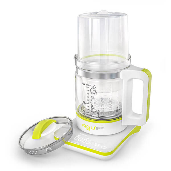 AGU EC8 kettle, 1.0L, 1000W, White/Green