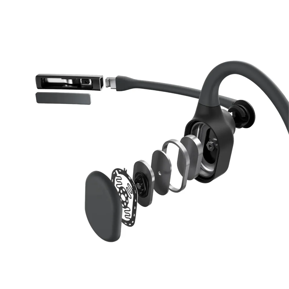 Shokz OpenComm2 PTT for Zello Wireless Bone Conductor Headset, Black