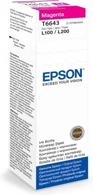 Epson T6643 - bl&auml;ckflaska, Magenta