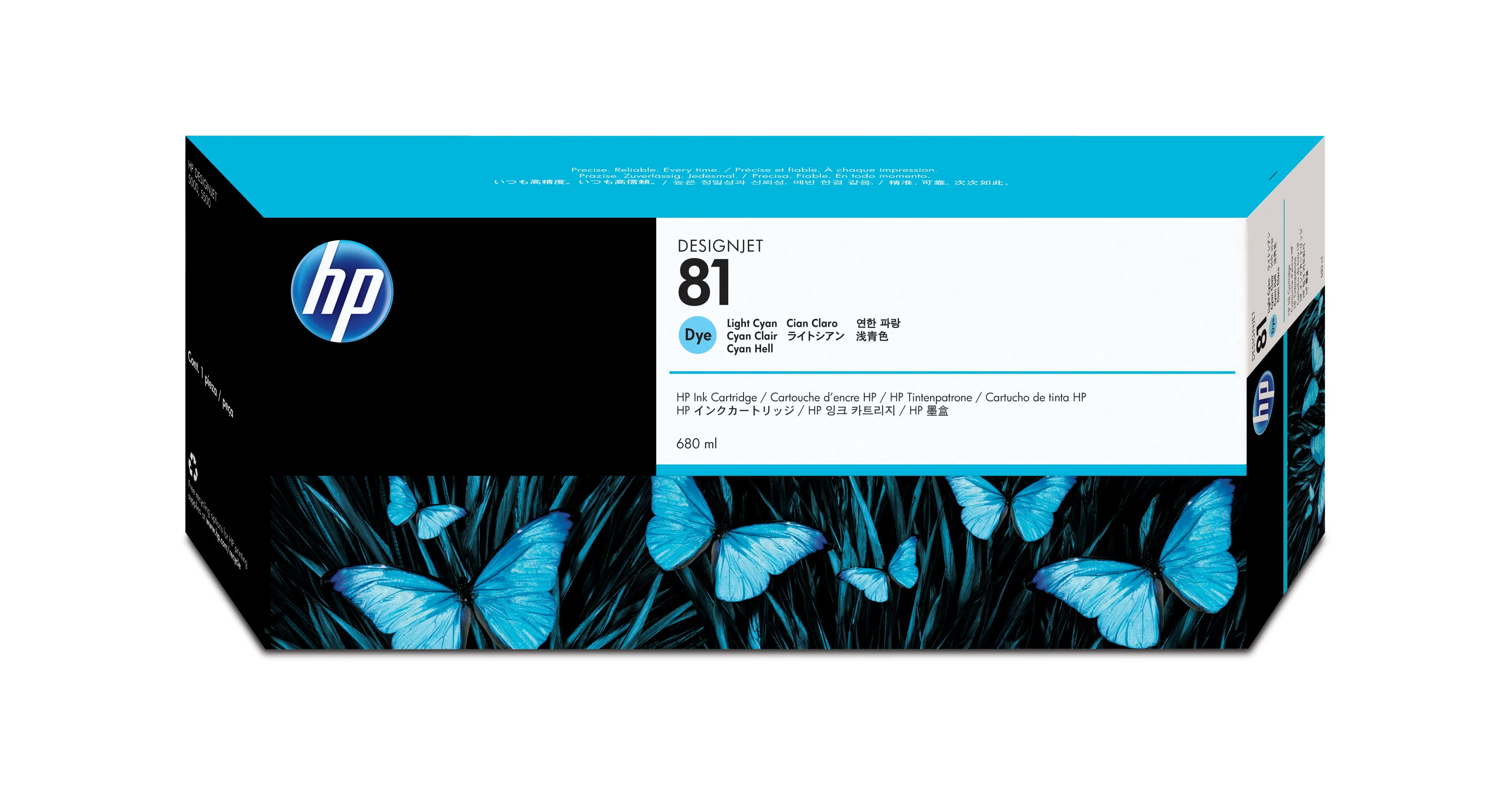 HP 81 ink cartridge, 680 ml, Light Cyan