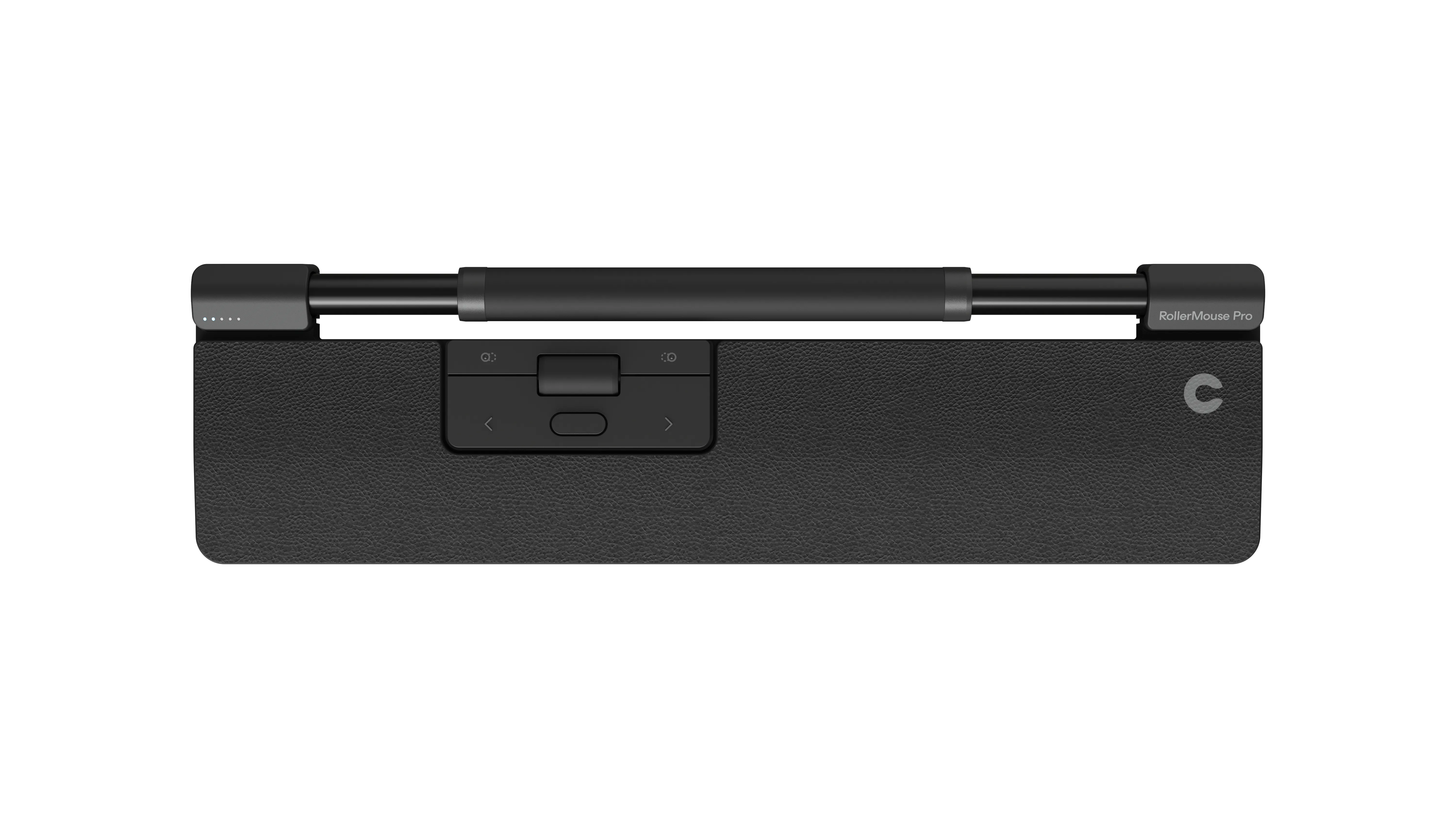 Contour RollerMouse Pro - Wireless Roller Mouse + Slim Wrist Rest Vegan leather